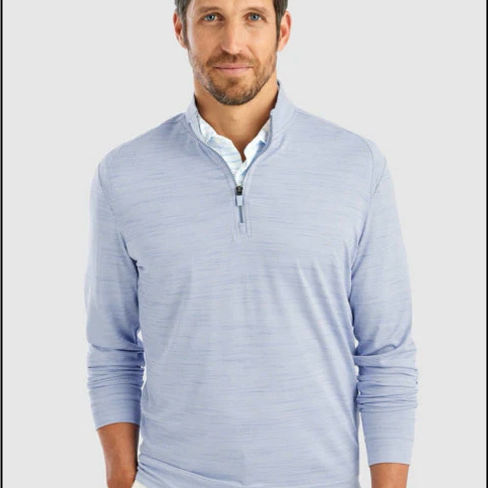 johnnie-O LIGHTWEIGHT PERFORMANCE QUARTER ZIP